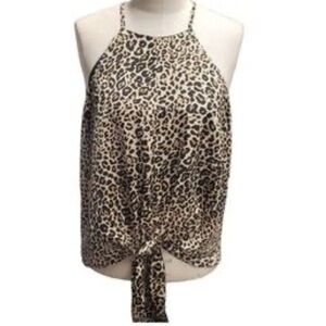 Plus size boutique halter tie waist blouse . NWOT size 1x